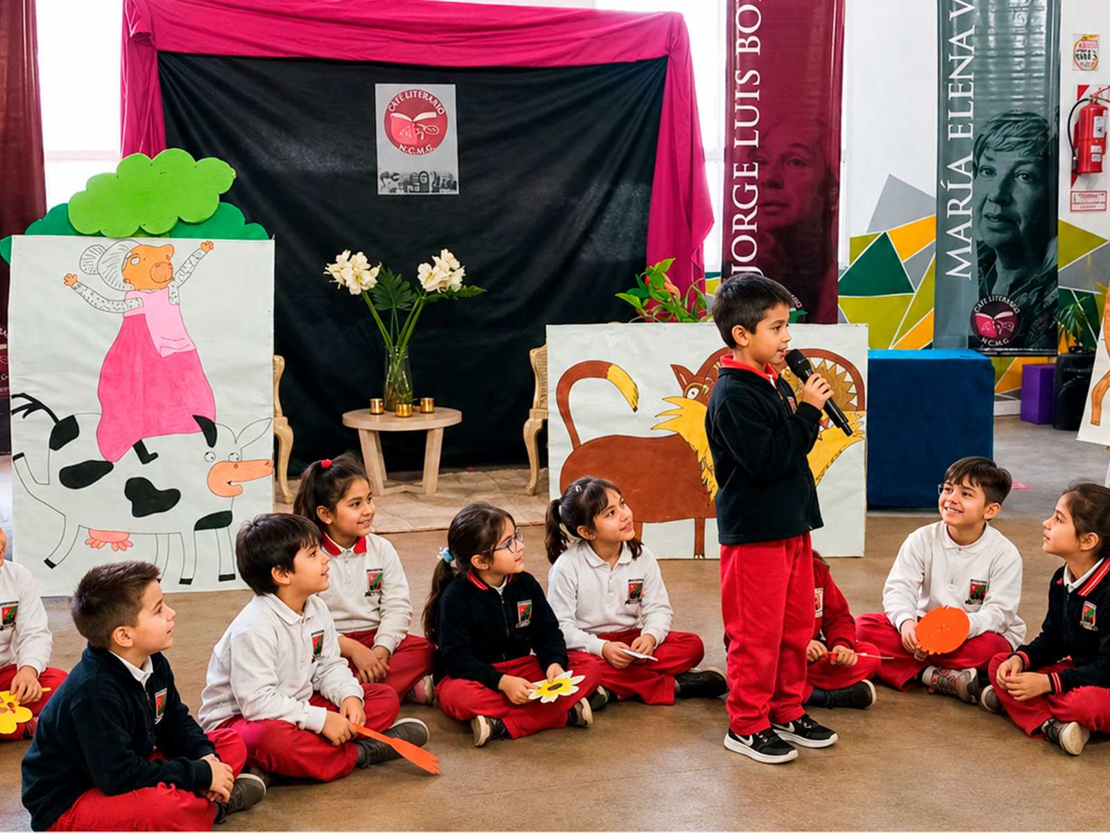 Café Literario en Nuevo Colegio Monte Grande