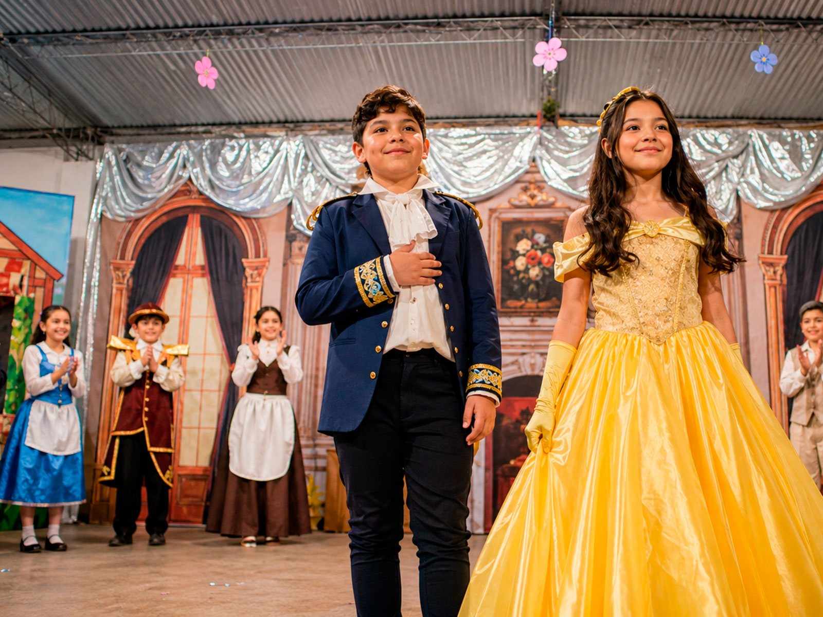 Actividad teatral de estudiantes del Nuevo Colegio Monte Grande
